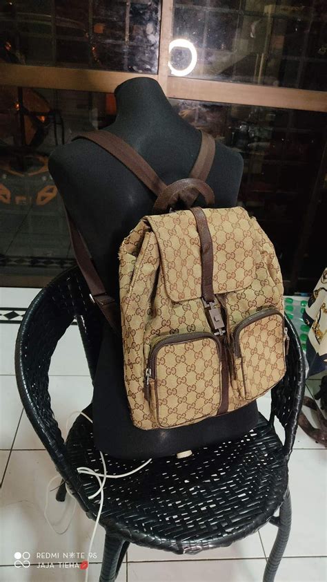 gucci clutch vintage|authentic vintage gucci backpack.